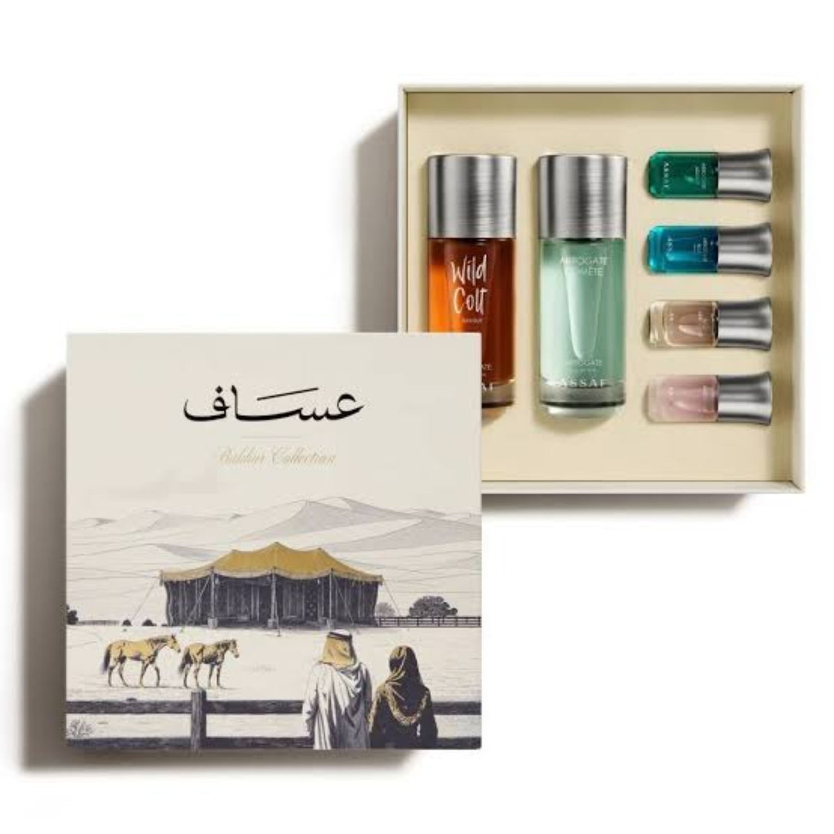 ASSAF Bakhur Collection six-piece Master Box — 2×150 ML + 4×10 ML