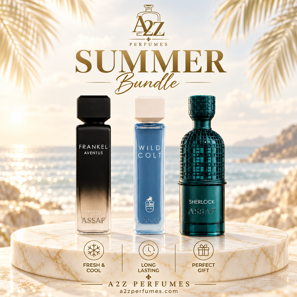 Men's Trio: ASSAF Sherlock 200 ML + Wild Colt 200 ML + Frankel Aventus 100 ML